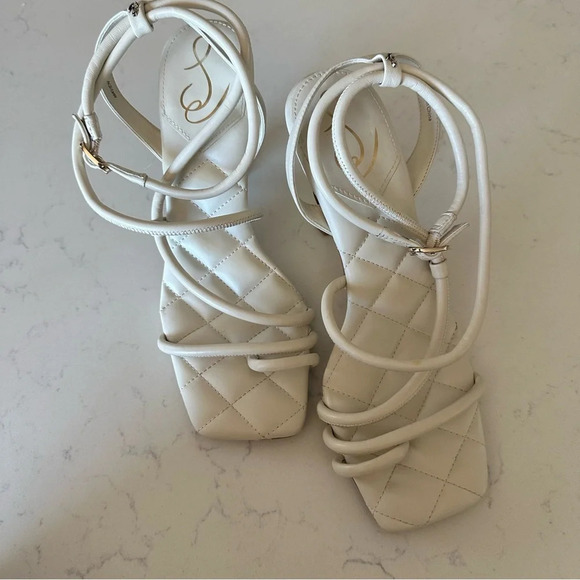 Sam Edelman Maven Leather square toe heels Size: 10 - Picture 2 of 6